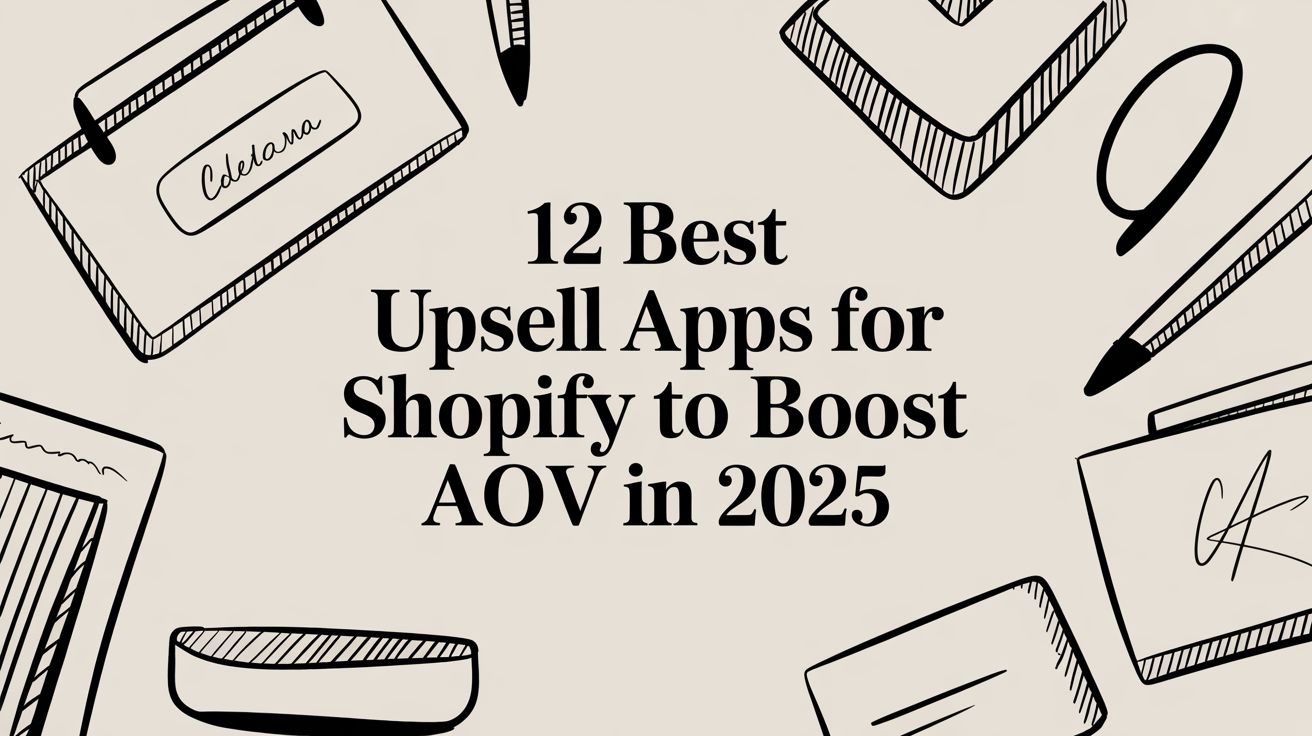 12 Best Upsell Apps for Shopify to Boost AOV in 2025